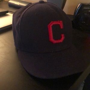 Cleveland Indians Flitted Hat  Size 7 3/8